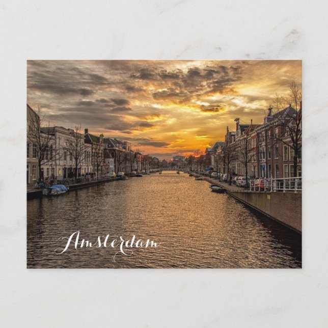 Carte Postale Photo d'Amsterdam (Devant)