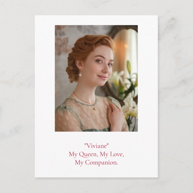 Carte Postale Photo d'anniversaire moderne (Devant)