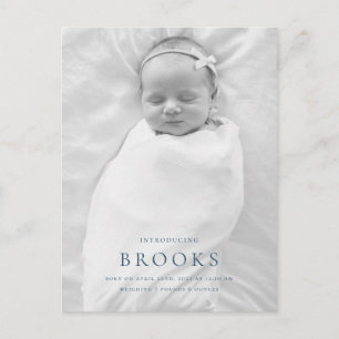 Carte postale photo d'annonce de naissance