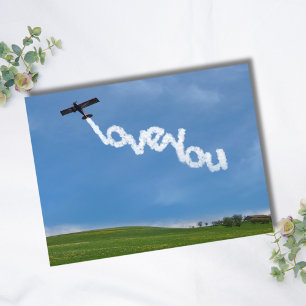 Carte Postale Photo d'avion, Aimez-vous, Anniversaire de l'aviat