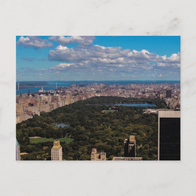 Carte Postale Photo de Central Park à New York (Devant)