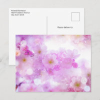 Photo de fleurs de cerisier rose