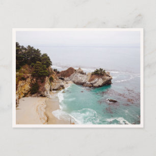 Carte Postale Photo de la cascade Mcway Falls à Big Sur