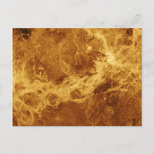 Carte Postale Photo de la planète Vénus (Devant)