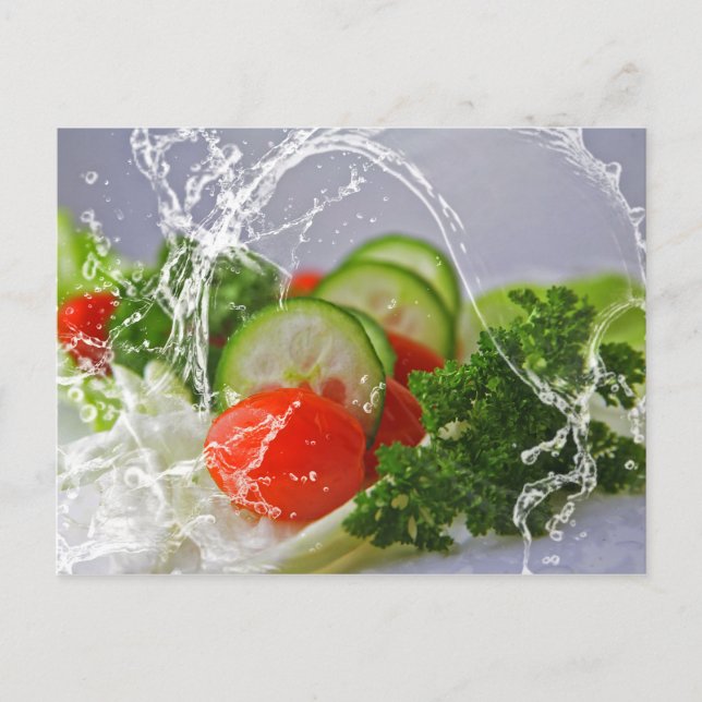 Carte Postale Photo de légumes (Devant)
