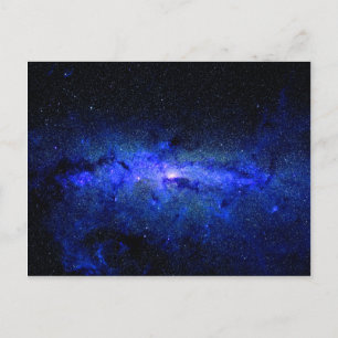 Carte Postale Photo de l'espace de la galaxie de la Voie lactée