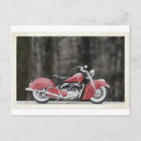 Photo de moto couleur ancienne