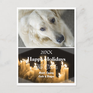 Carte postale photo de Noël aux bougies - HAMbWG