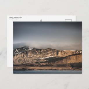 Carte Postale Photo de paysage du Spitzberg Svalbard