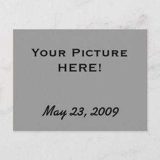 Carte postale photo de sauvegarde de la date