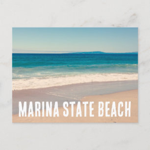 Carte Postale Photo de style vintage de Marina State Beach