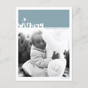 Carte postale photo de vacances "Wishing"
