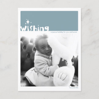 Carte postale photo de vacances "Wishing"
