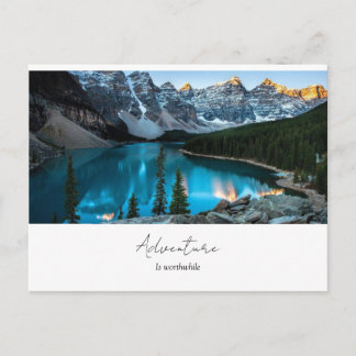 Carte postale photo de voyage d'aventure| carte po
