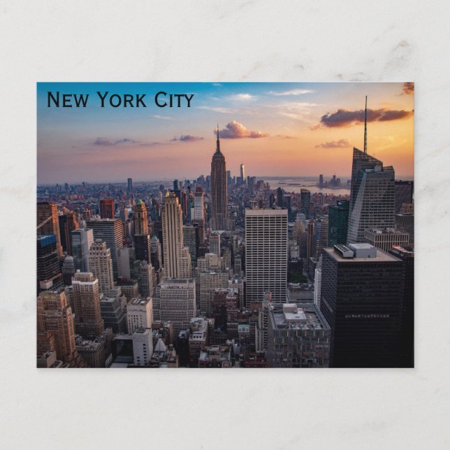 Carte Postale Photo de voyage de New York City Skyline (Devant)