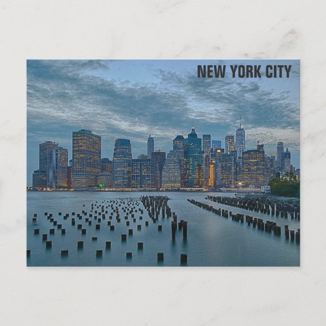 Carte Postale Photo de voyage de New York City Skyline (Devant)
