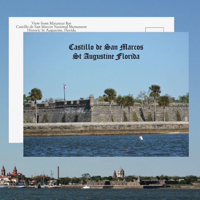 Carte Postale Photo du Castillo de San Marcos St Augustine FL (Créateur téléchargé)