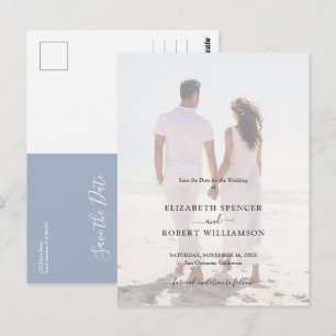 Carte Postale Photo du Mariage budgétaire Enregistrer la date
