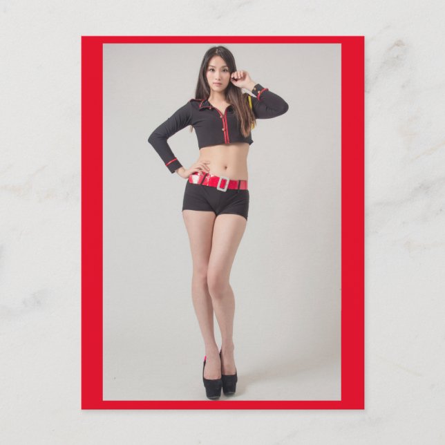 Carte Postale Photo du modèle japonais chaud (Devant)