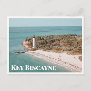 Carte Postale Photo du phare du cap de Key Biscayne en Floride