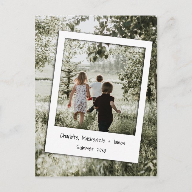 Carte Postale Photo et cadre personnalisés (Devant)