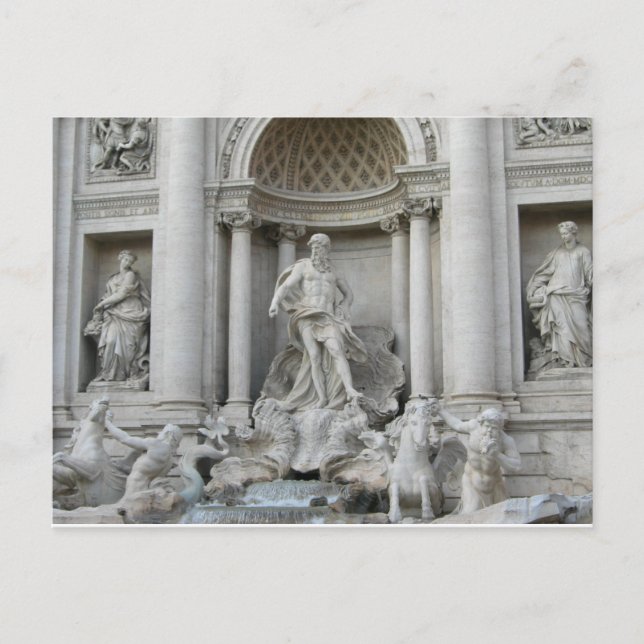 Carte Postale Photo Fontaine de Trevi Fontana di Trevi Rome (Devant)