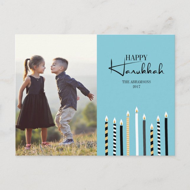 Carte postale photo Happy Hanoukka (Devant)