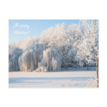 Carte postale photo Happy Winter Snow