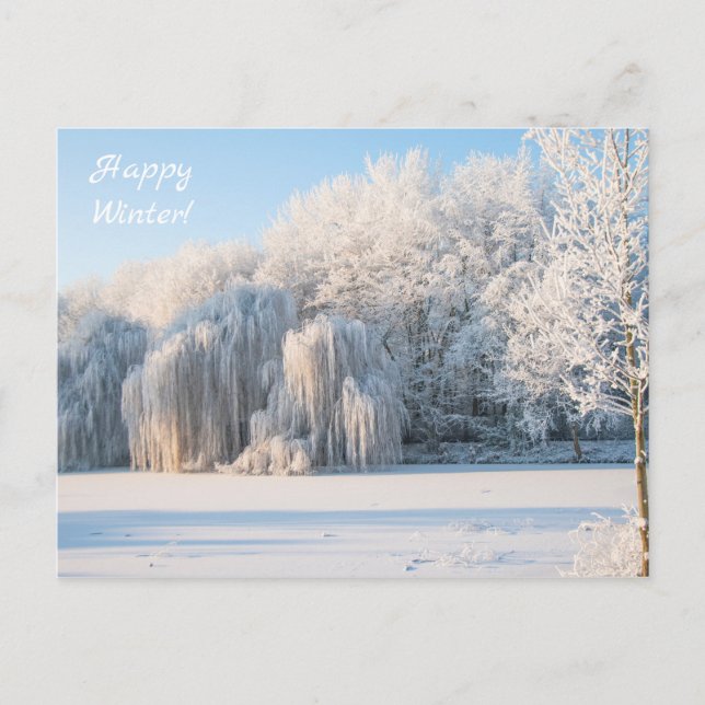 Carte postale photo Happy Winter Snow (Devant)