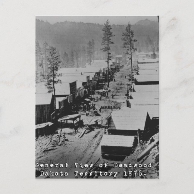Carte Postale Photo historique de Deadwood (Devant)