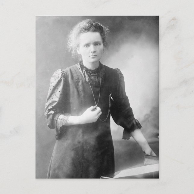 Carte Postale Photo historique de Marie Curie  (Devant)