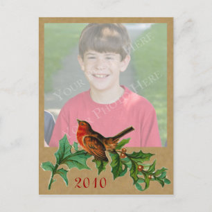 Carte postale photo Holly Christmas