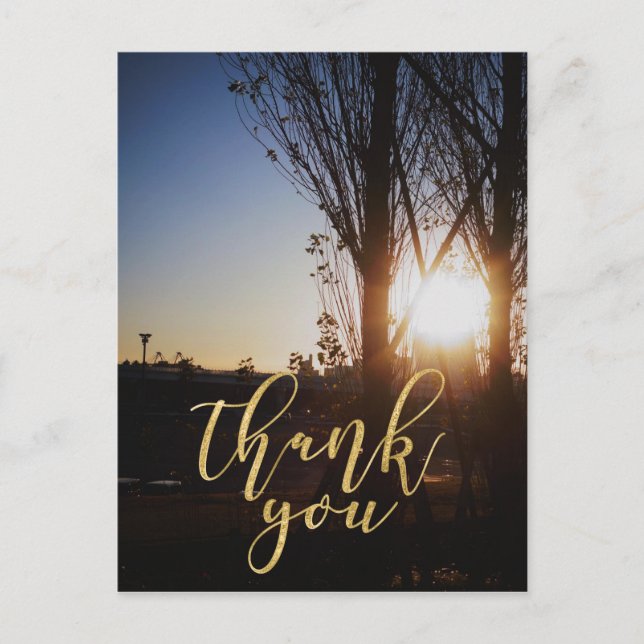 Carte Postale photo image card, thank you card (Devant)