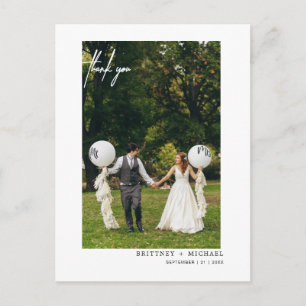 Carte Postale Photo minimaliste moderne à la main