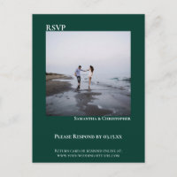 Photo minimaliste Moderne Emerald Green Wedding RS