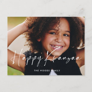 Carte Postale Photo moderne Happy Kwanzaa