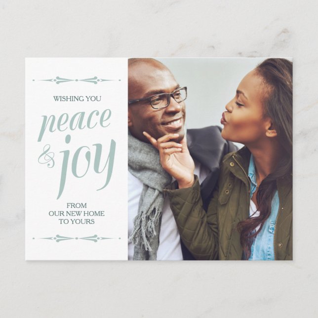 Carte Postale Photo New Home Holiday Moving Annonce (Devant)