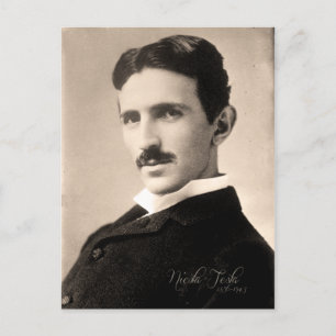 Carte Postale Photo Nicola Tesla