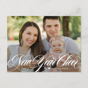 Carte postale photo Nouvel An Joyeux Tourbillon