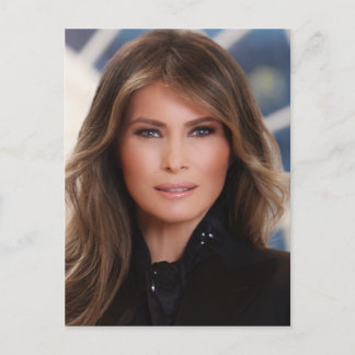 Carte Postale Photo officielle de la Maison Blanche Melania Trum