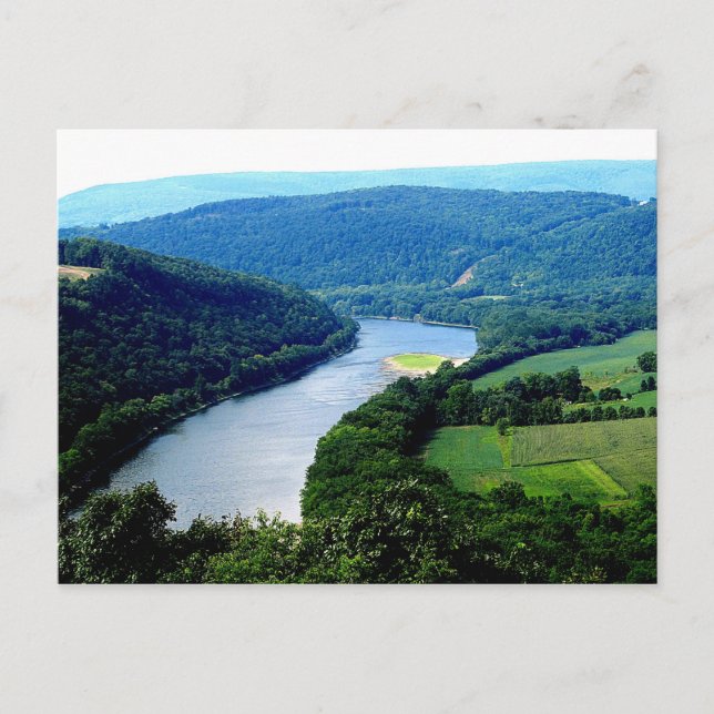 Carte postale photo Pa Endless Mountain River (Devant)