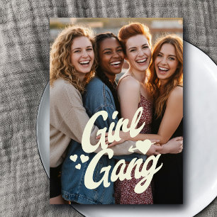 Carte Postale Photo personnalisé de Galentine's Day