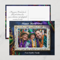 Photo personnalisée 💚 💜 💛 Mardi Gras Magie