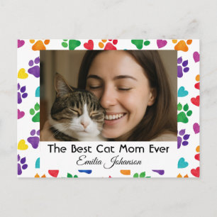 Carte postale photo personnalisée Meilleure Maman
