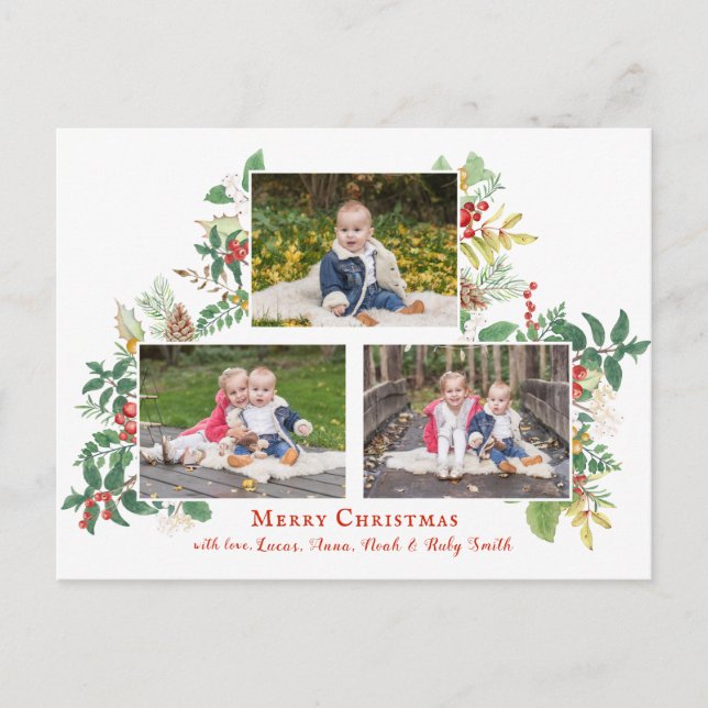 Carte Postale Photo Solive Holiday Floral Three (Devant)