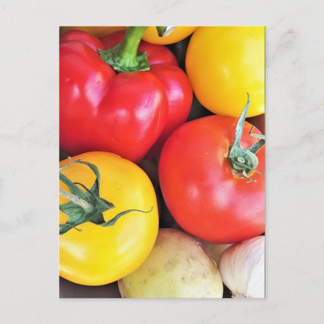 Carte postale photo Veggie (Devant)