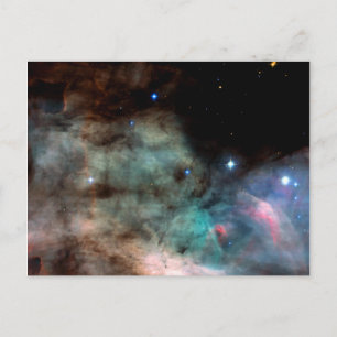 Carte Postale Photo vierge de l'espace de la nébuleuse Oméga