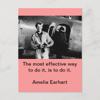Carte Postale Photo vintage Amelia Earhart