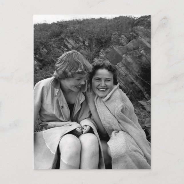 Carte postale photo Vintage Girfriends (Devant)