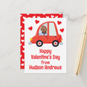Carte Postale Photo Voiture Valentine's Day Cards